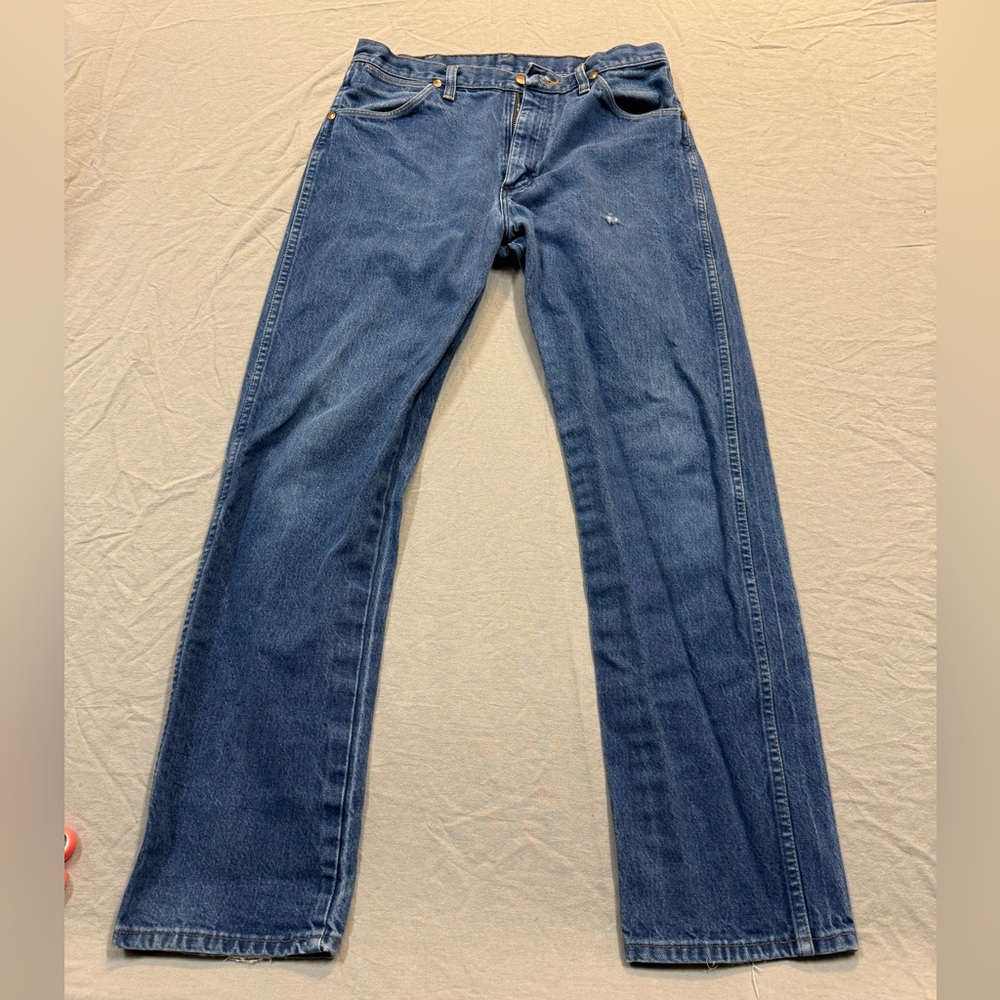 Wrangler Men's Straight Blue Jeans